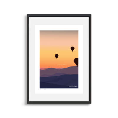 Balloons at sunrise