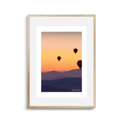 Balloons at sunrise