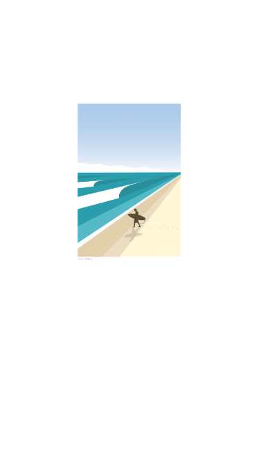 Surfer Walking